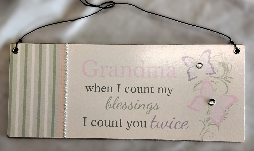 Grandma Keepsake Box Display