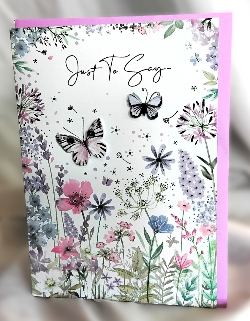Just To Say (wildflowers design)